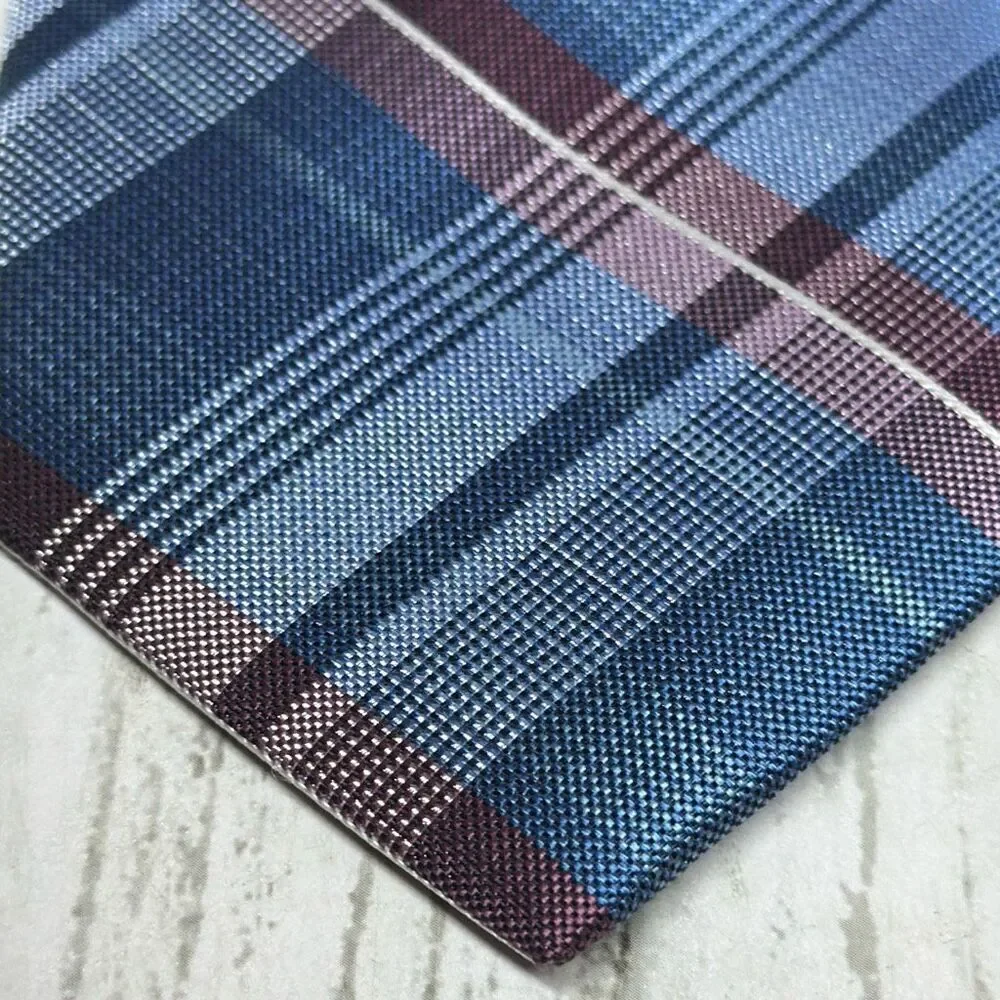 Michael Kors Blue and‎ Pink Patterned Tie Polyester Lyocell